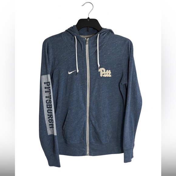 Pittsburgh Panthers Nike Jacket Women's Dark Blue Pitt NCAA Size Medium - Picture 1 of 2